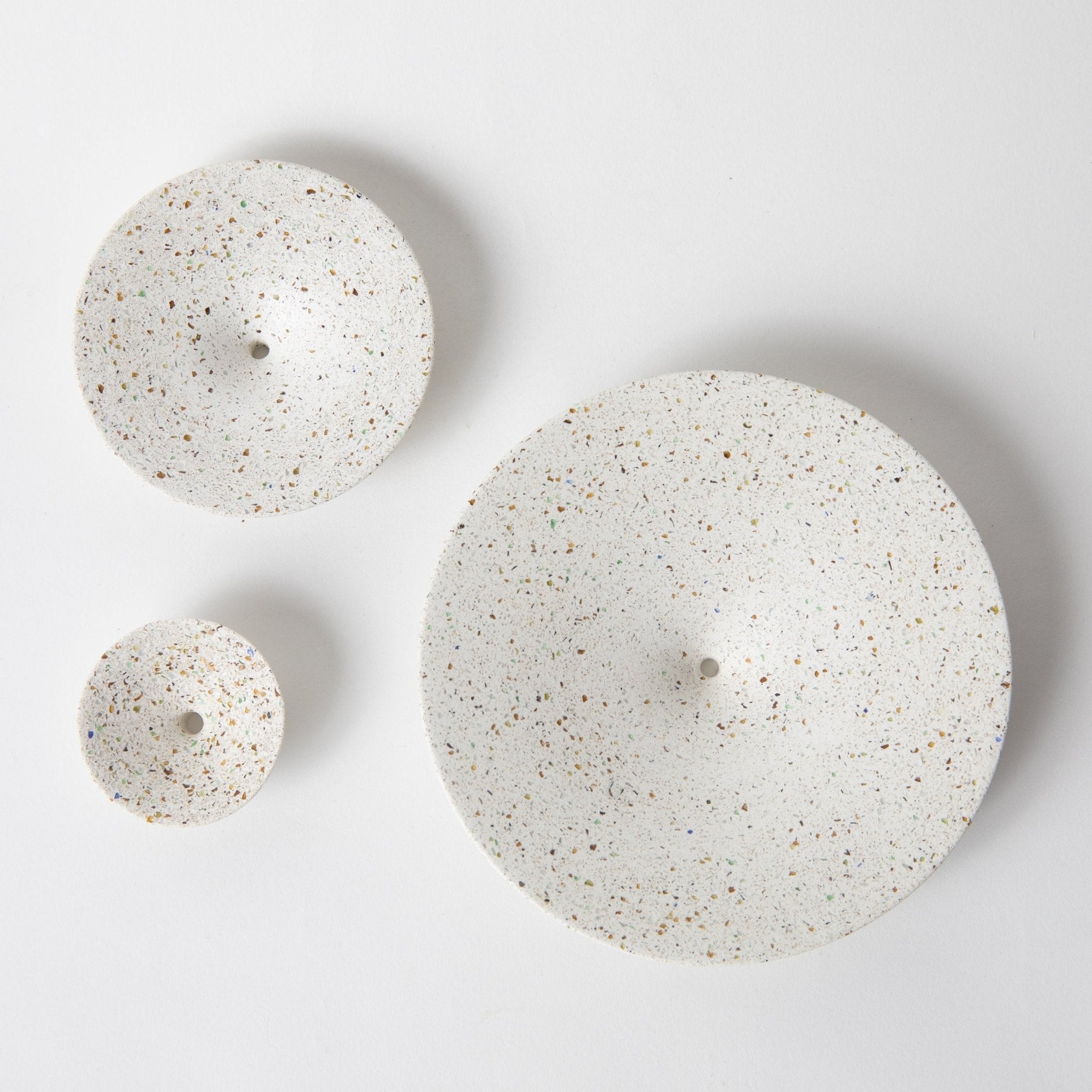 Pretti.CoolDimple Wall Hook, Small | White Terrazzo - M.S Skincare