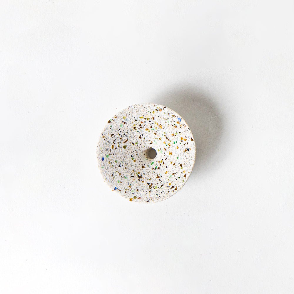 Pretti.CoolDimple Wall Hook, Small | White Terrazzo - M.S Skincare