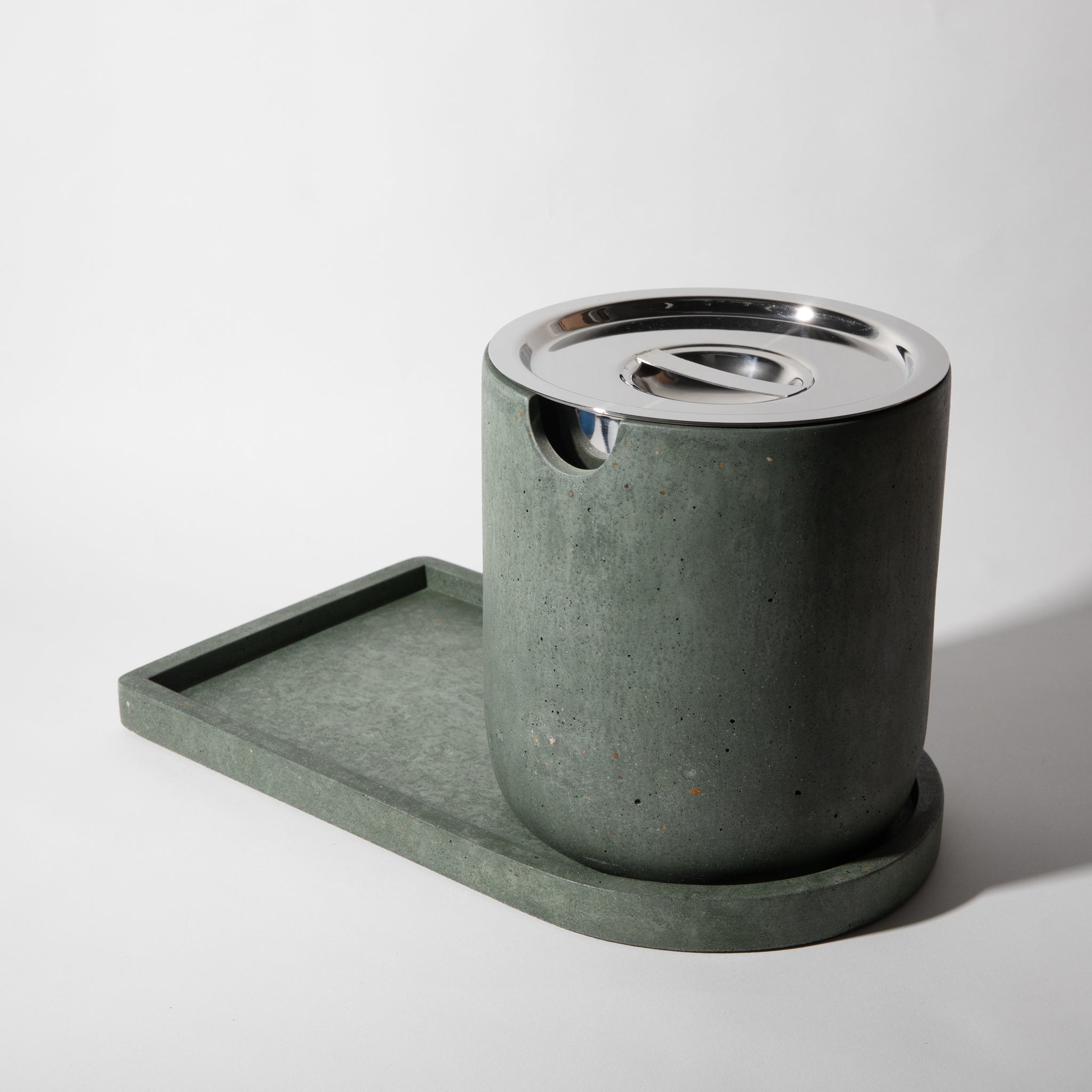 Pretti.Cool Ice Bucket | Dark Green Terrazzo