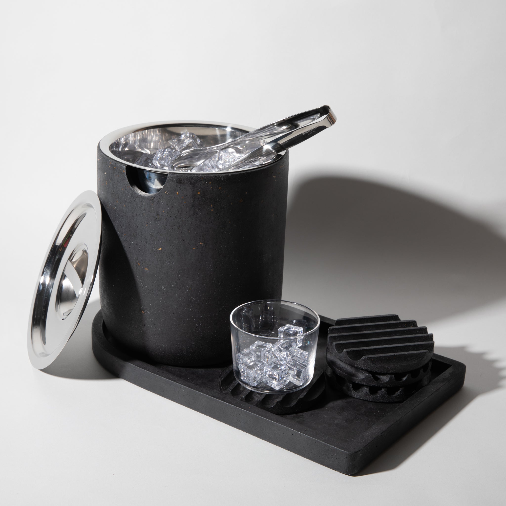 Pretti.CoolIce Bucket Tray | Black Terrazzo - M.S Skincare