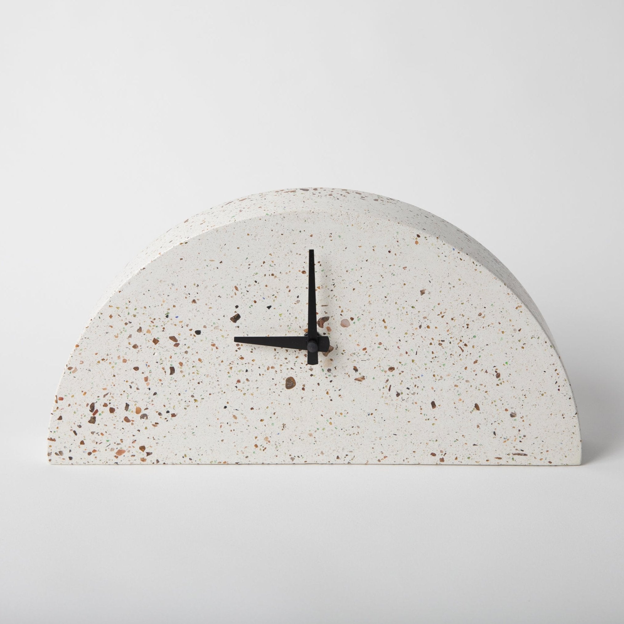 Pretti.CoolMantle Clock | White Terrazzo - M.S Skincare