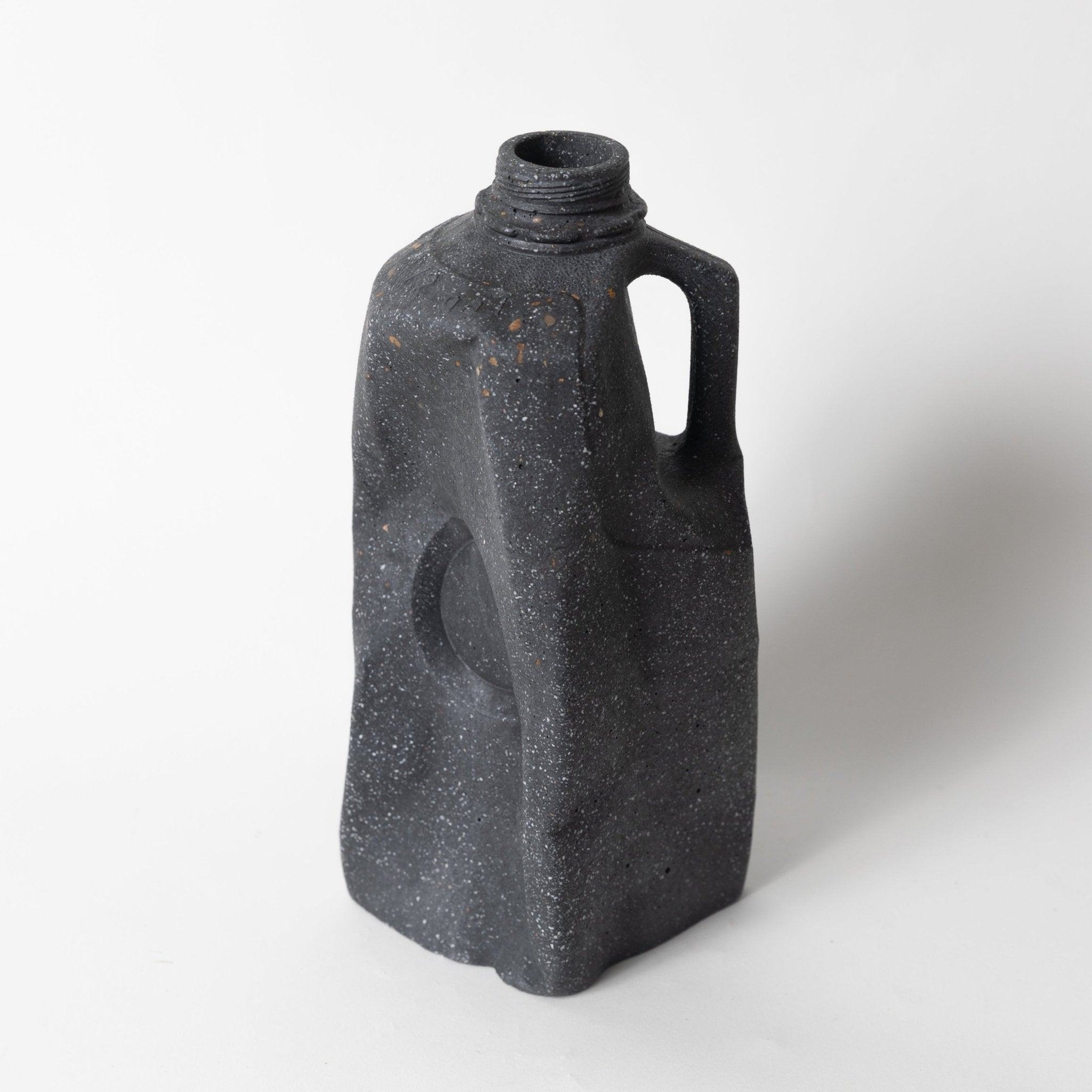 Pretti.Cool Milk Jug Vase | Black Terrazzo