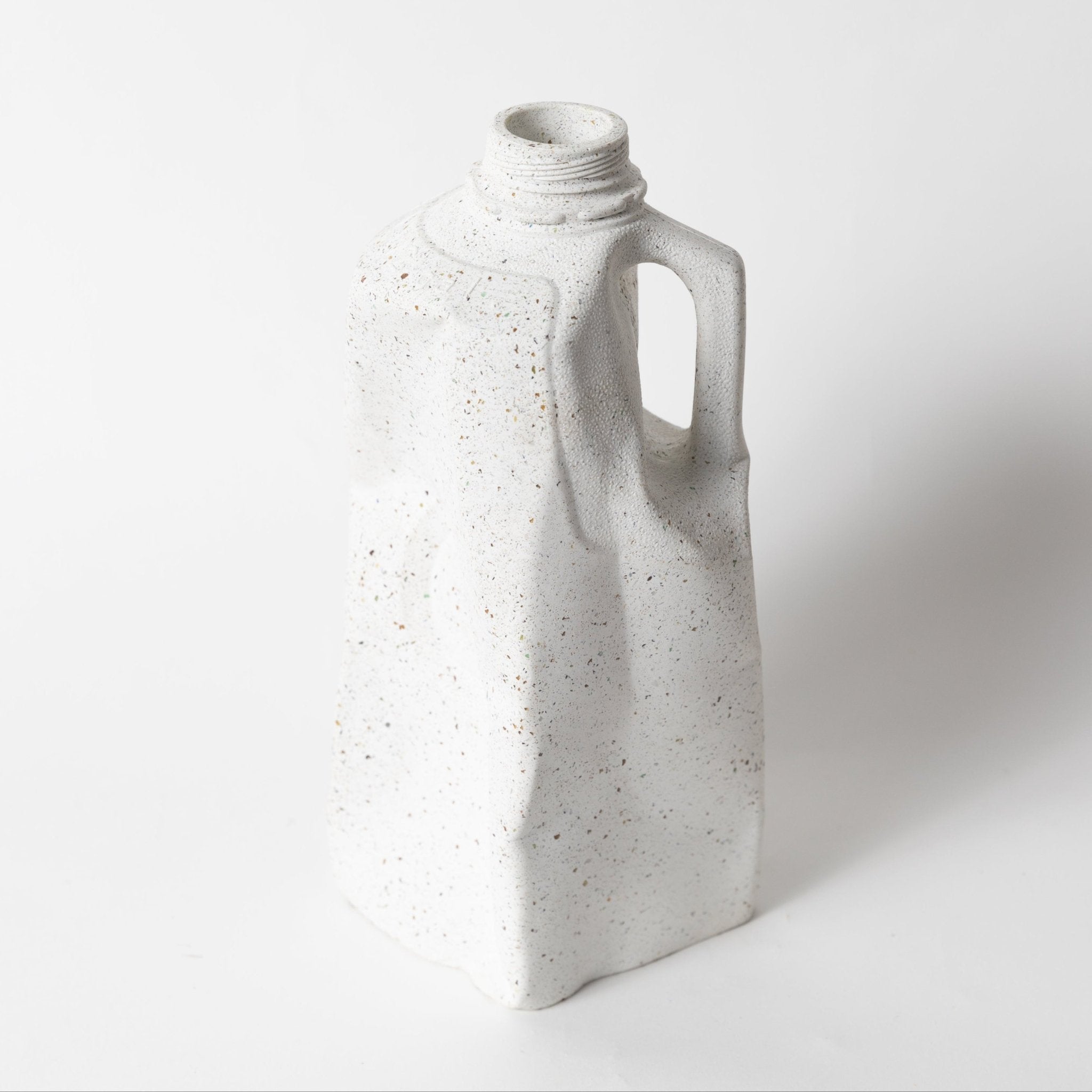 Pretti.Cool Milk Jug Vase | White Terrazzo