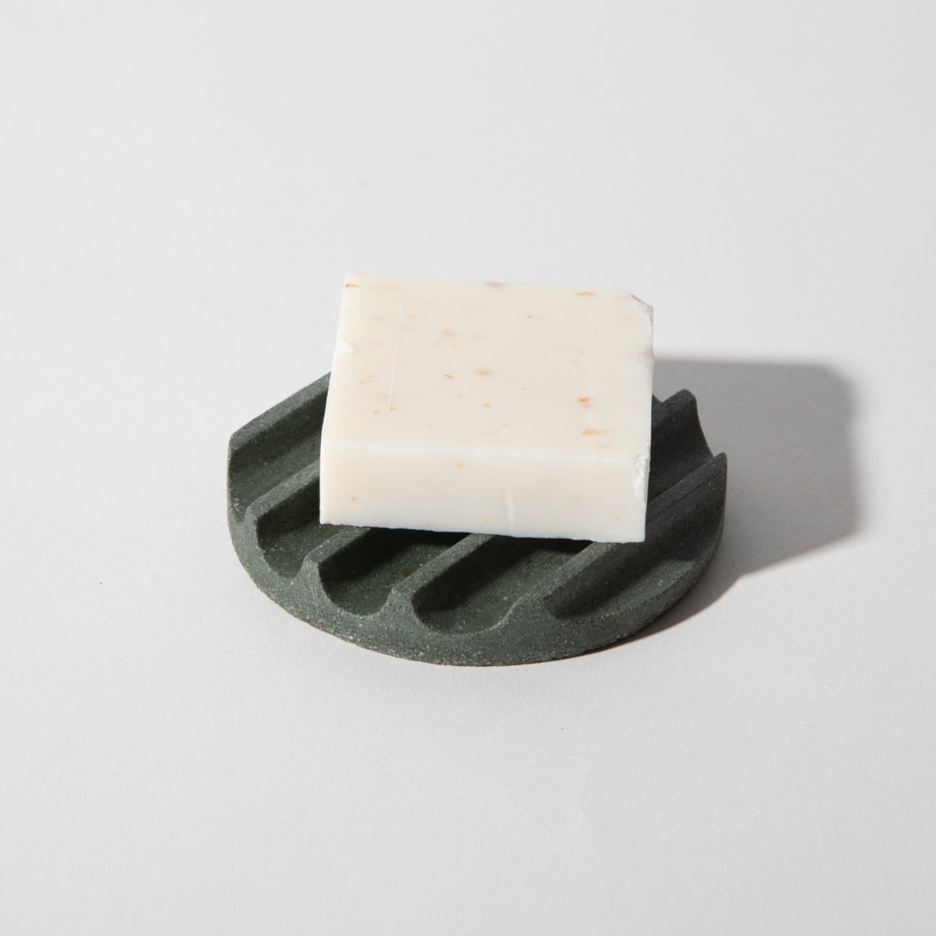 Pretti.CoolMini Soap Dish | Dark Green Terrazzo - M.S Skincare