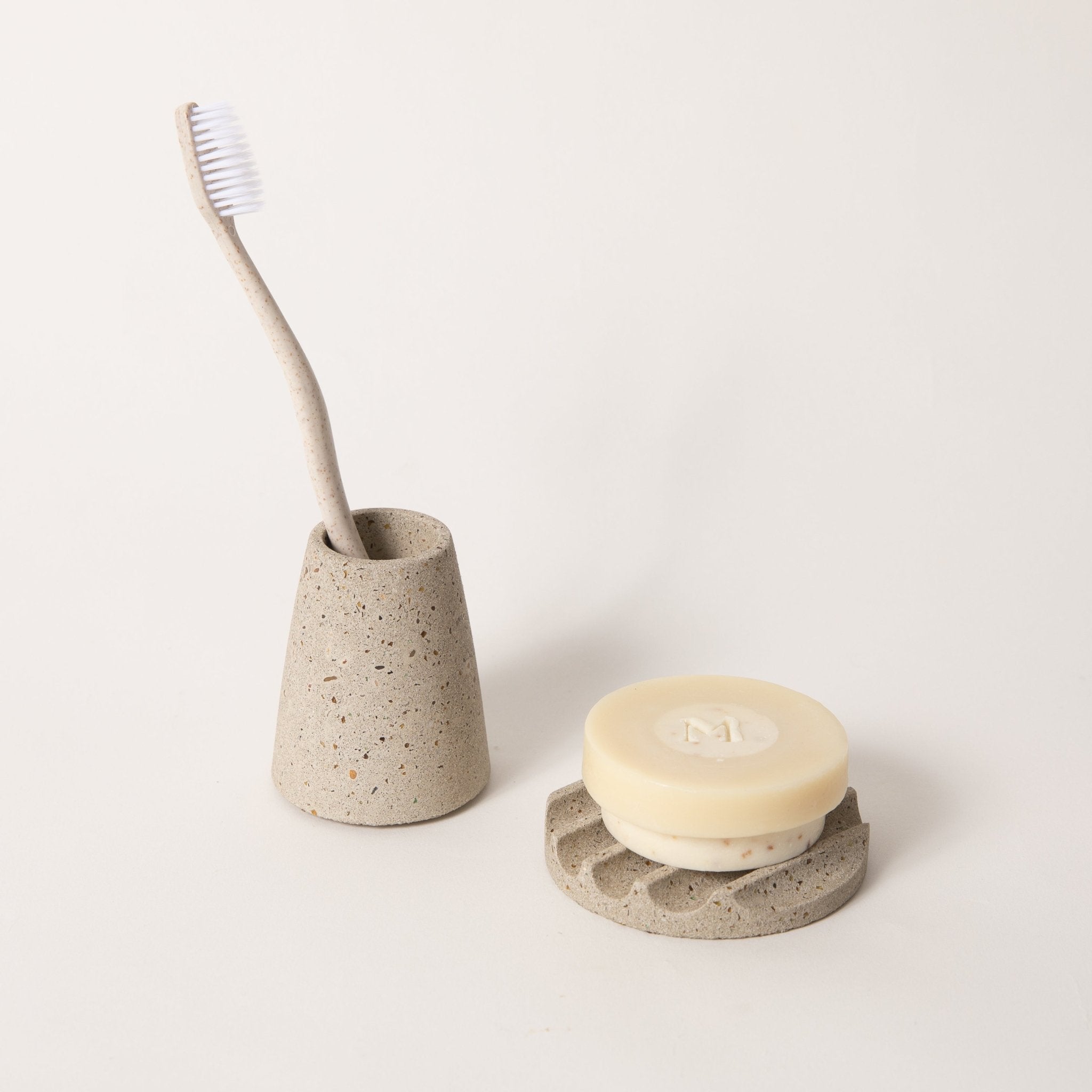 Pretti.Cool Mini Soap Dish | Natural Terrazzo