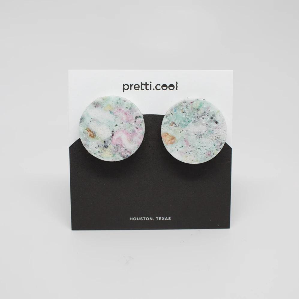 Pretti.CoolSeafoam Full Circle Earrings - M.S Skincare