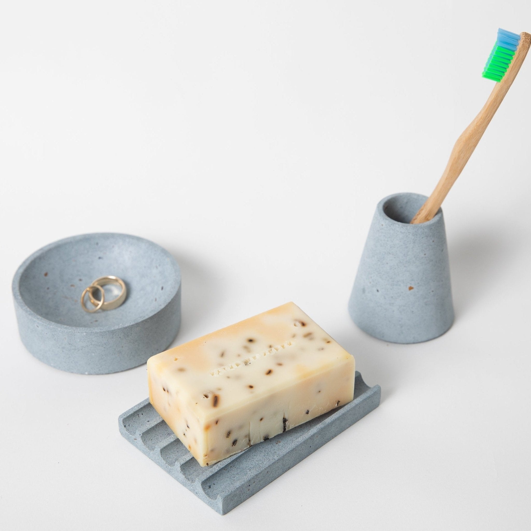 Pretti.CoolSoap Dish | Light Blue Terrazzo - M.S Skincare