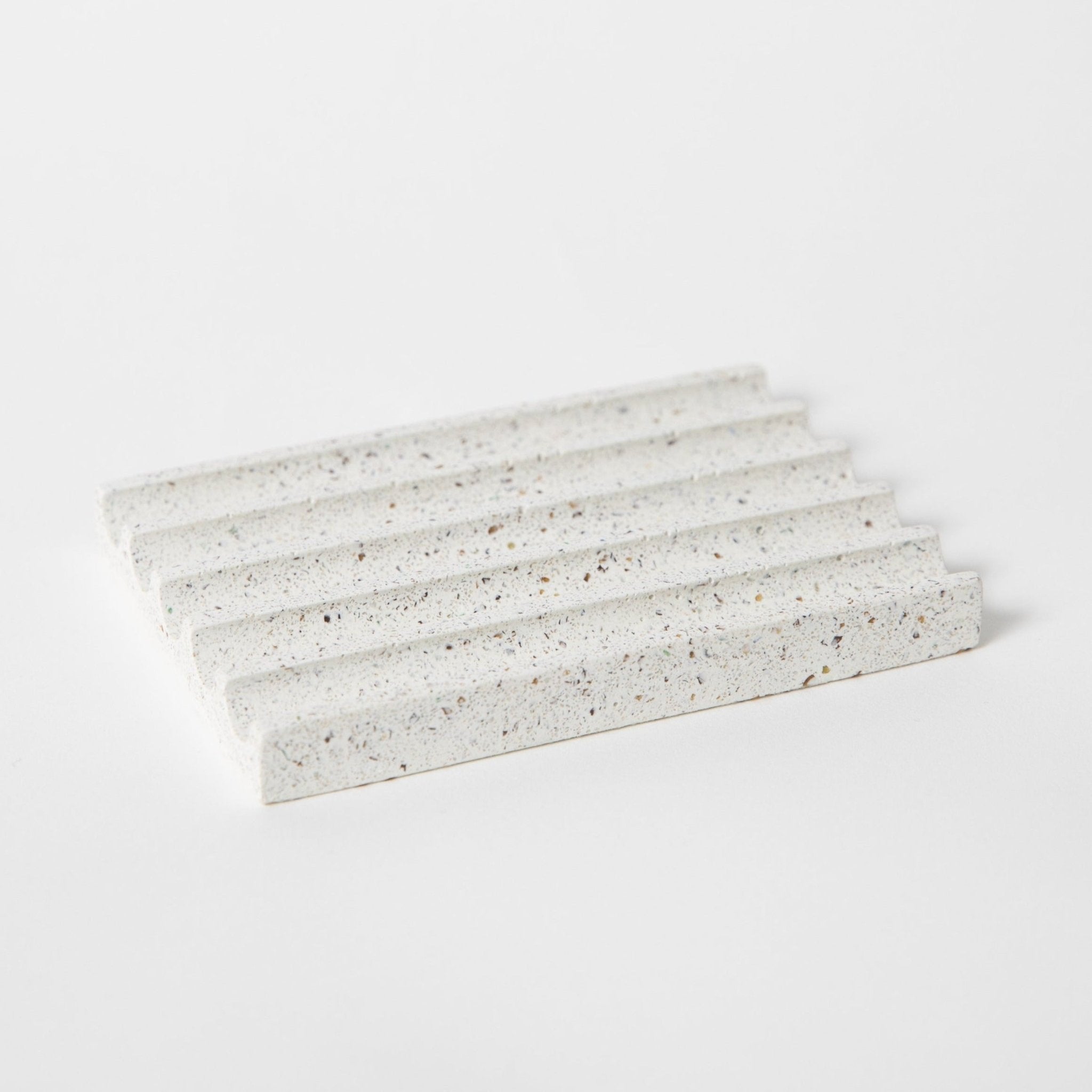 Pretti.CoolSoap Dish | White Terrazzo - M.S Skincare