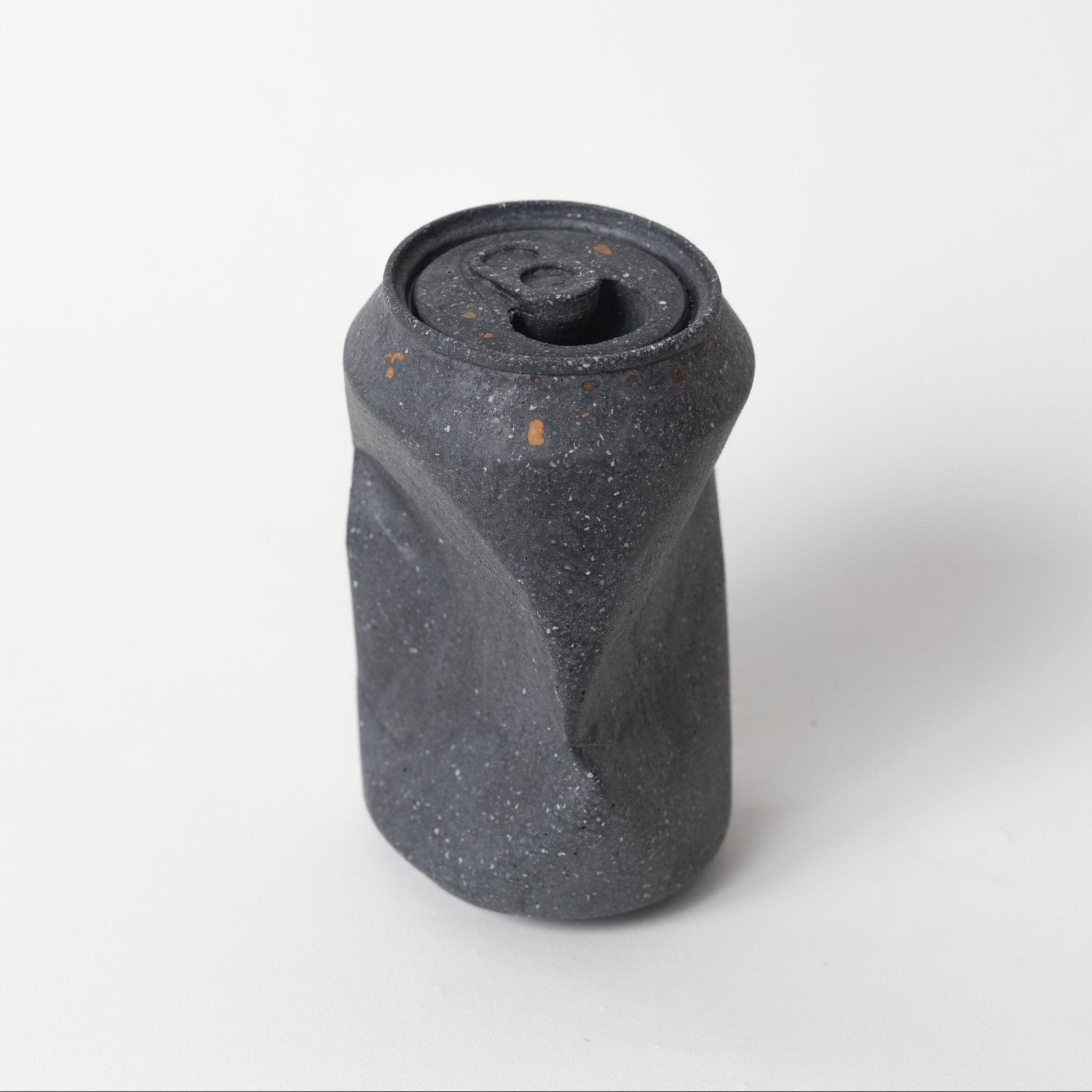 Pretti.Cool Soda Can Vase | Black Terrazzo