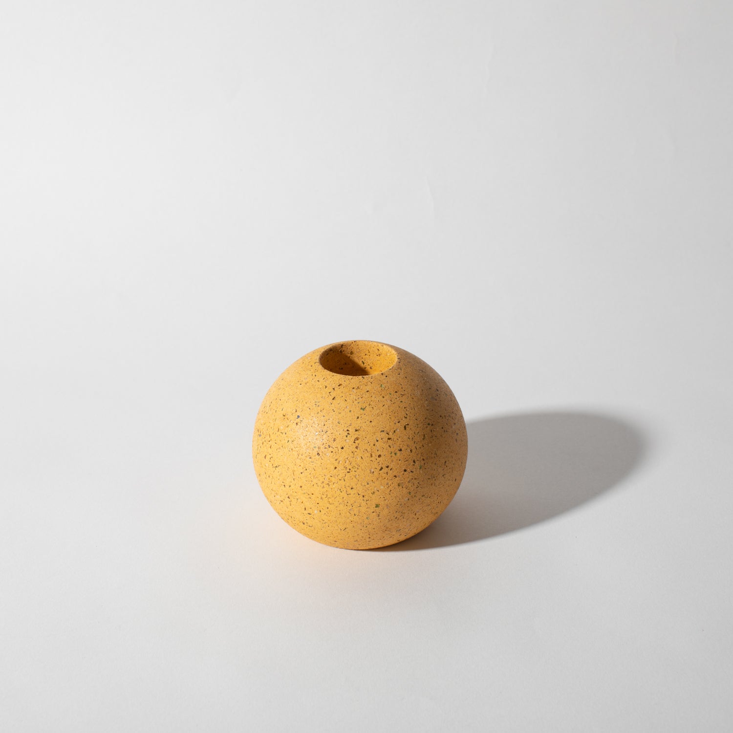 Pretti.CoolSphere Candlestick Holder | Marigold Terrazzo - M.S Skincare