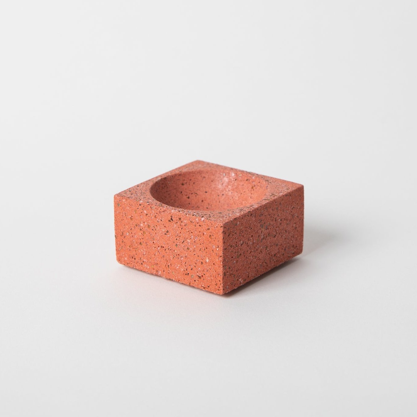 Pretti.CoolSquare Incense Holder | Coral Terrazzo - M.S Skincare