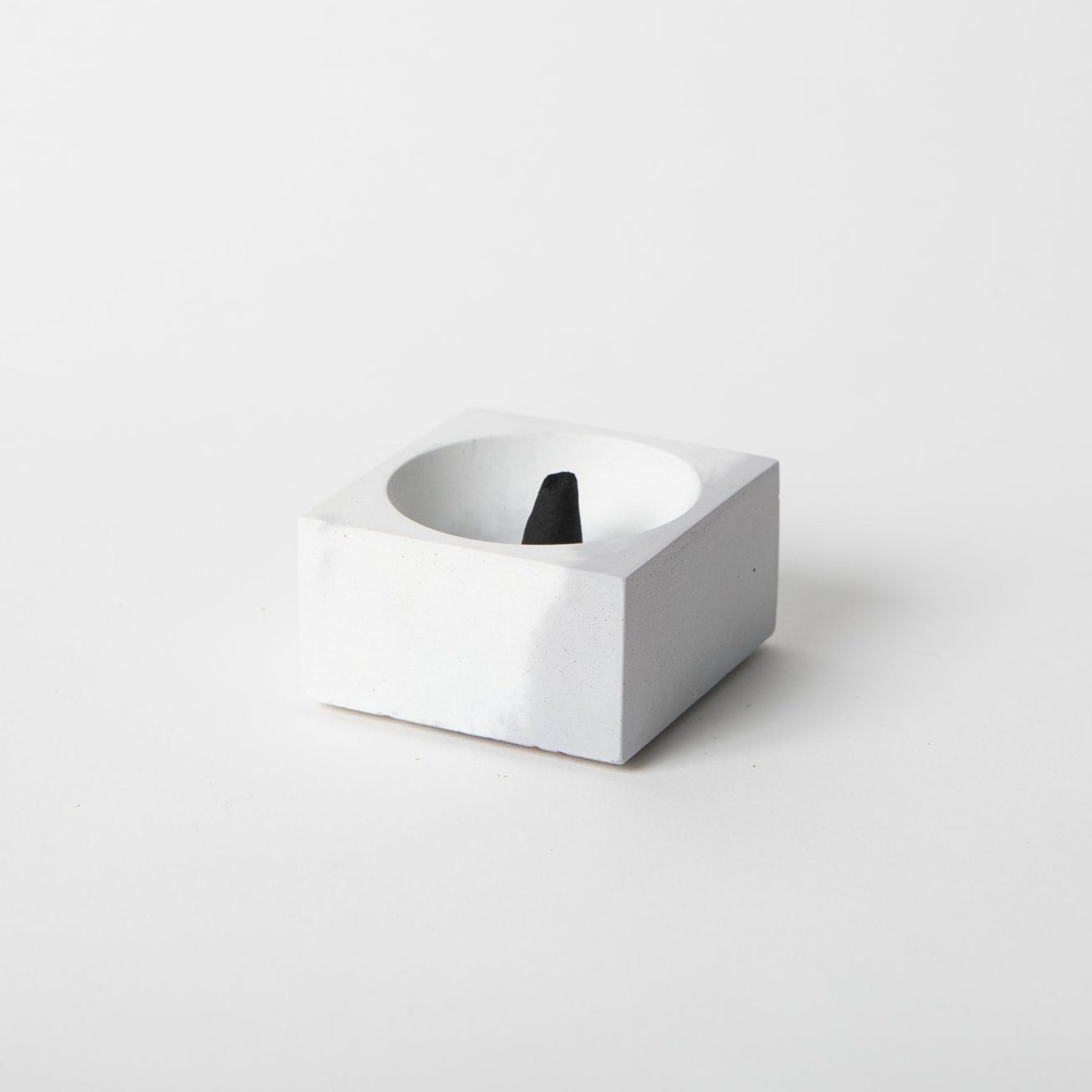 Pretti.CoolSquare Incense Holder | Grey & White - M.S Skincare