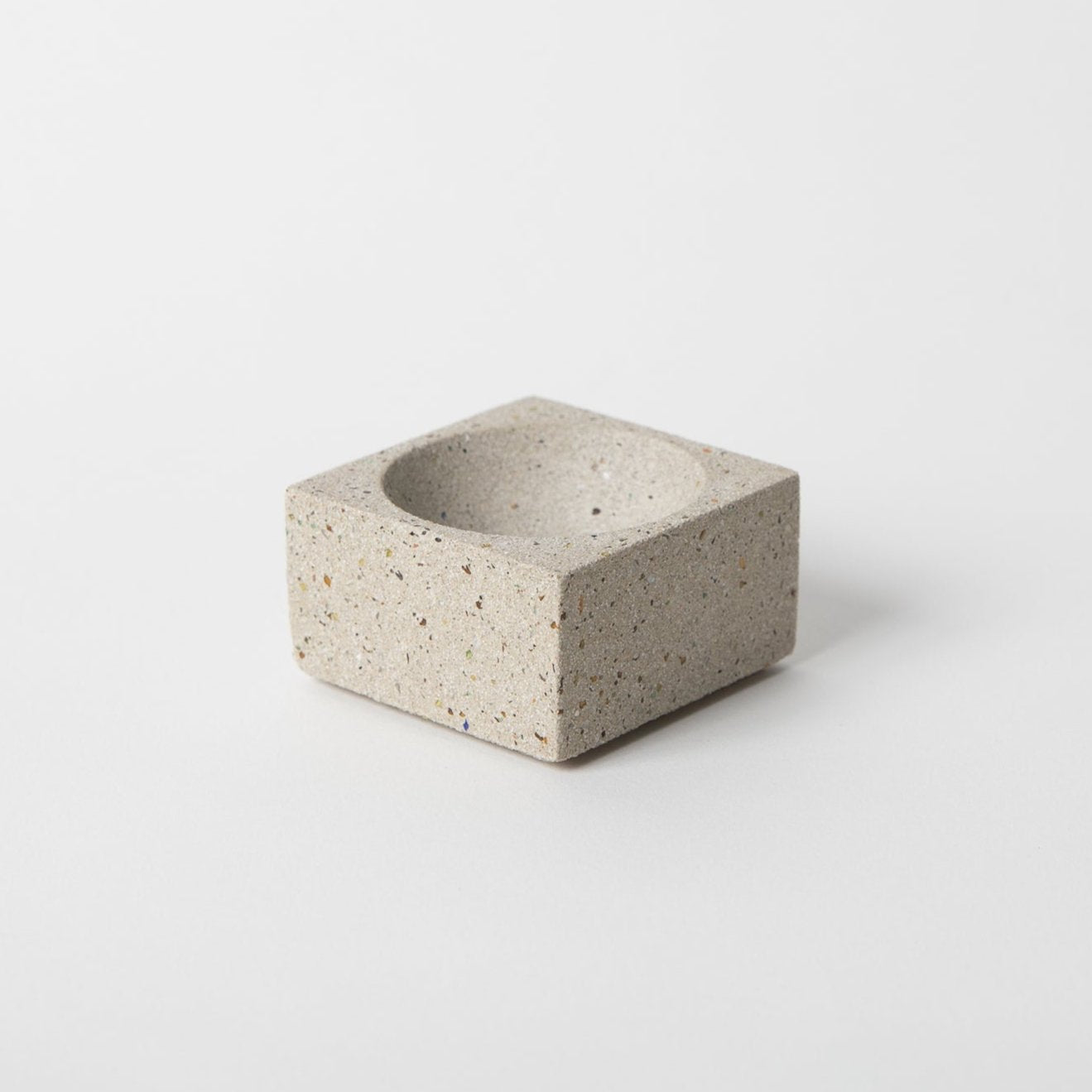 Pretti.CoolSquare Incense Holder | Natural Terrazzo - M.S Skincare