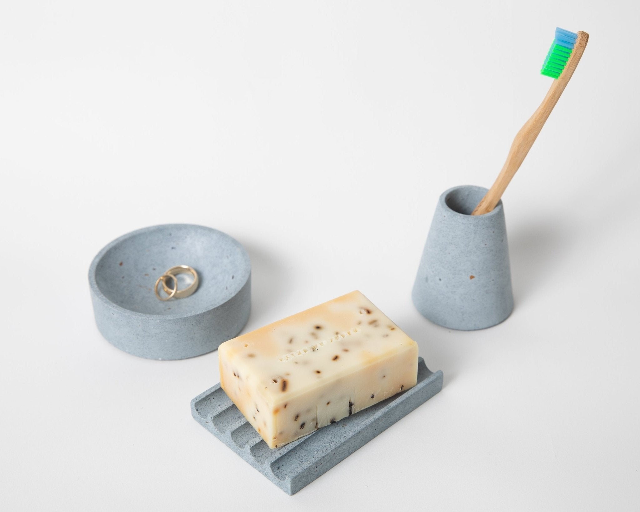 Pretti.CoolToothbrush Holder | Light Blue Terrazzo - M.S Skincare