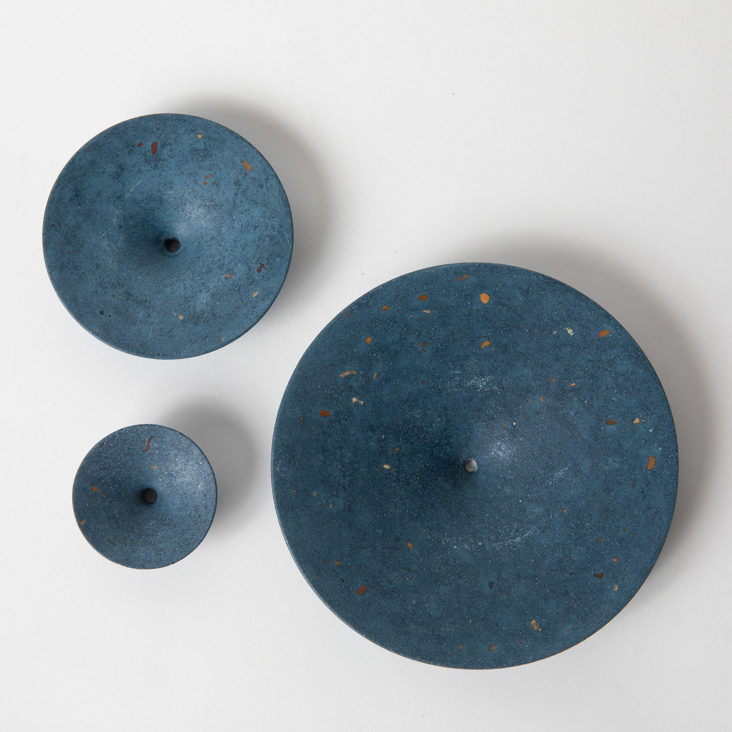 Dimple Wall Hook, Large | Cobalt Terrazzo