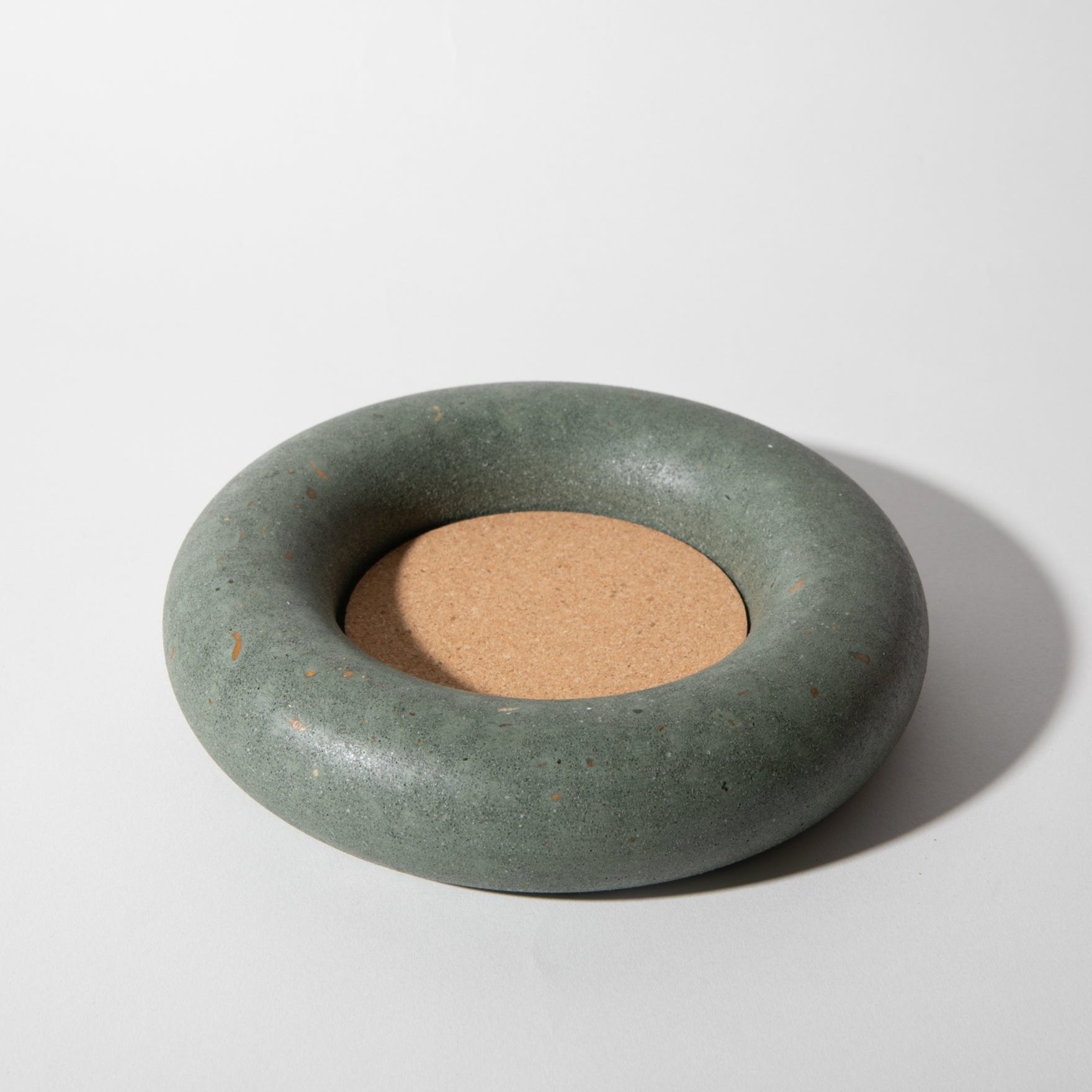 Wine Bottle Coaster | Dark Green Terrazzo