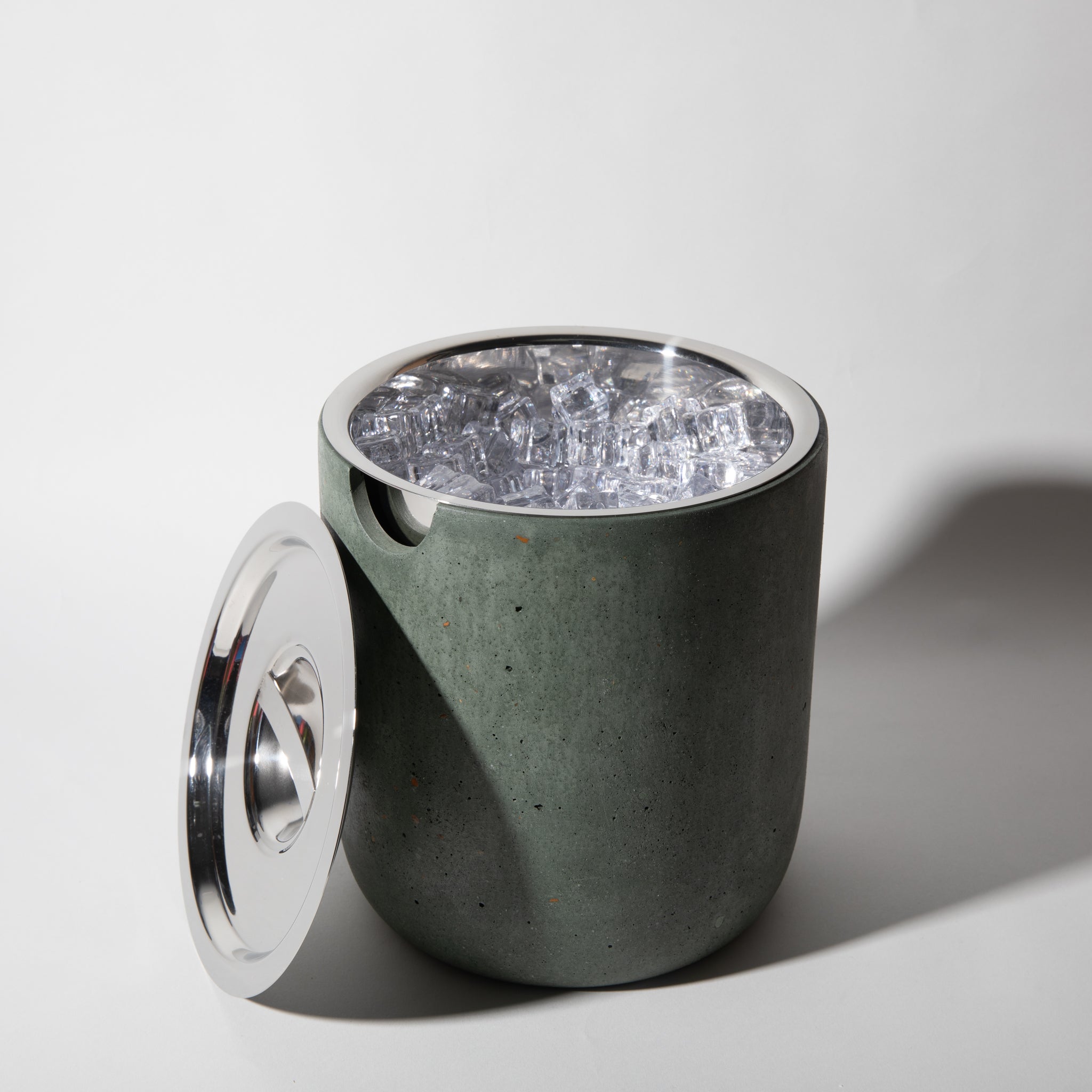 Ice Bucket | Dark Green Terrazzo