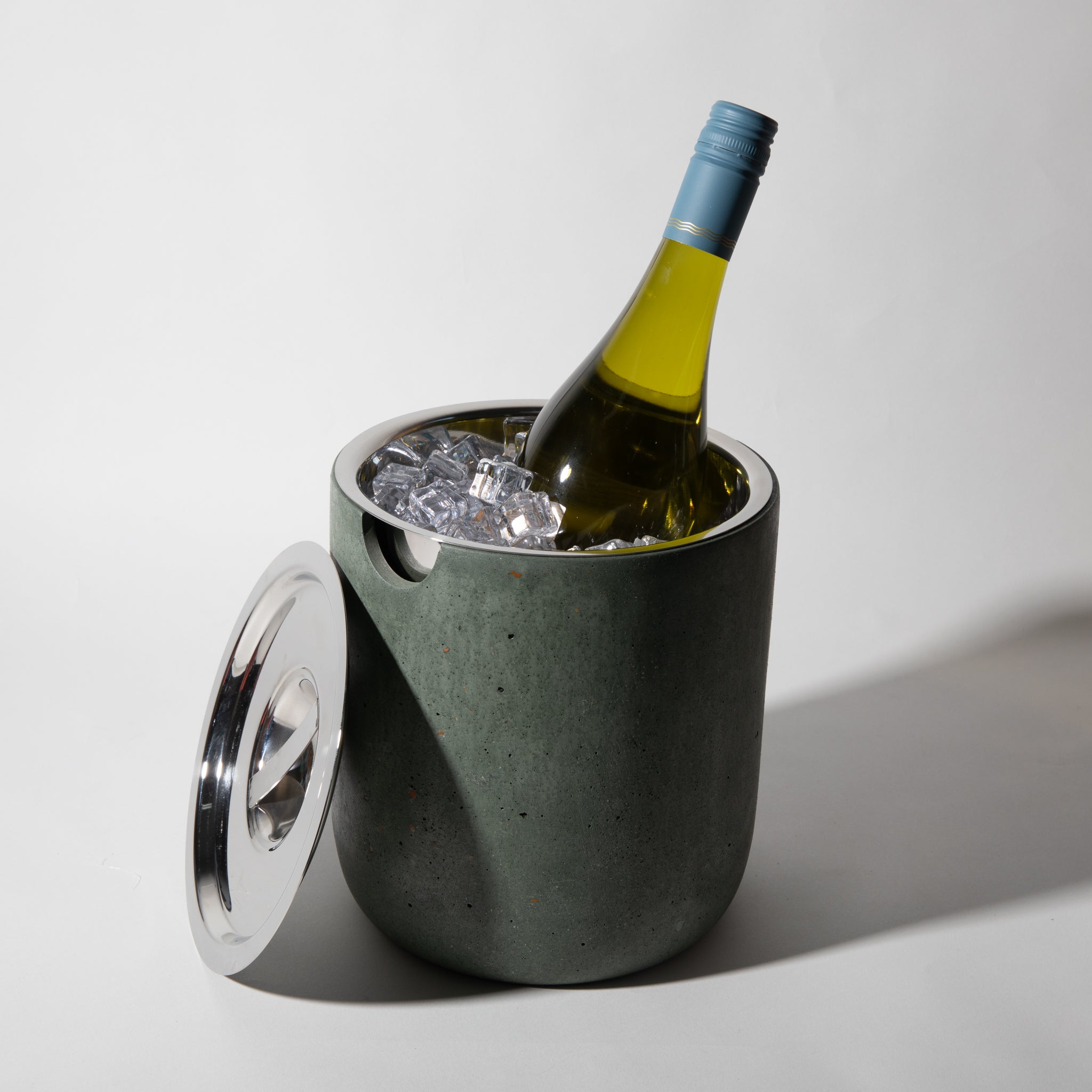 Ice Bucket | Dark Green Terrazzo