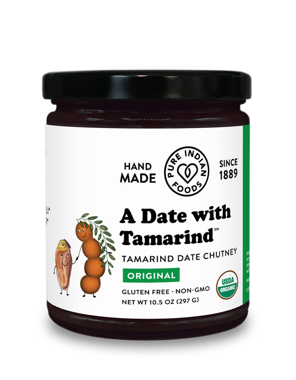 Pure Indian Foods A Date with Tamarind® - Tamarind Date Chutney, Certified Organic - 10.5 oz