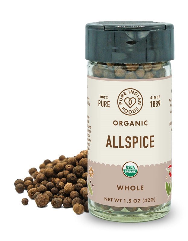 Pure Indian Foods Allspice Whole, Certified Organic - 1.5 oz