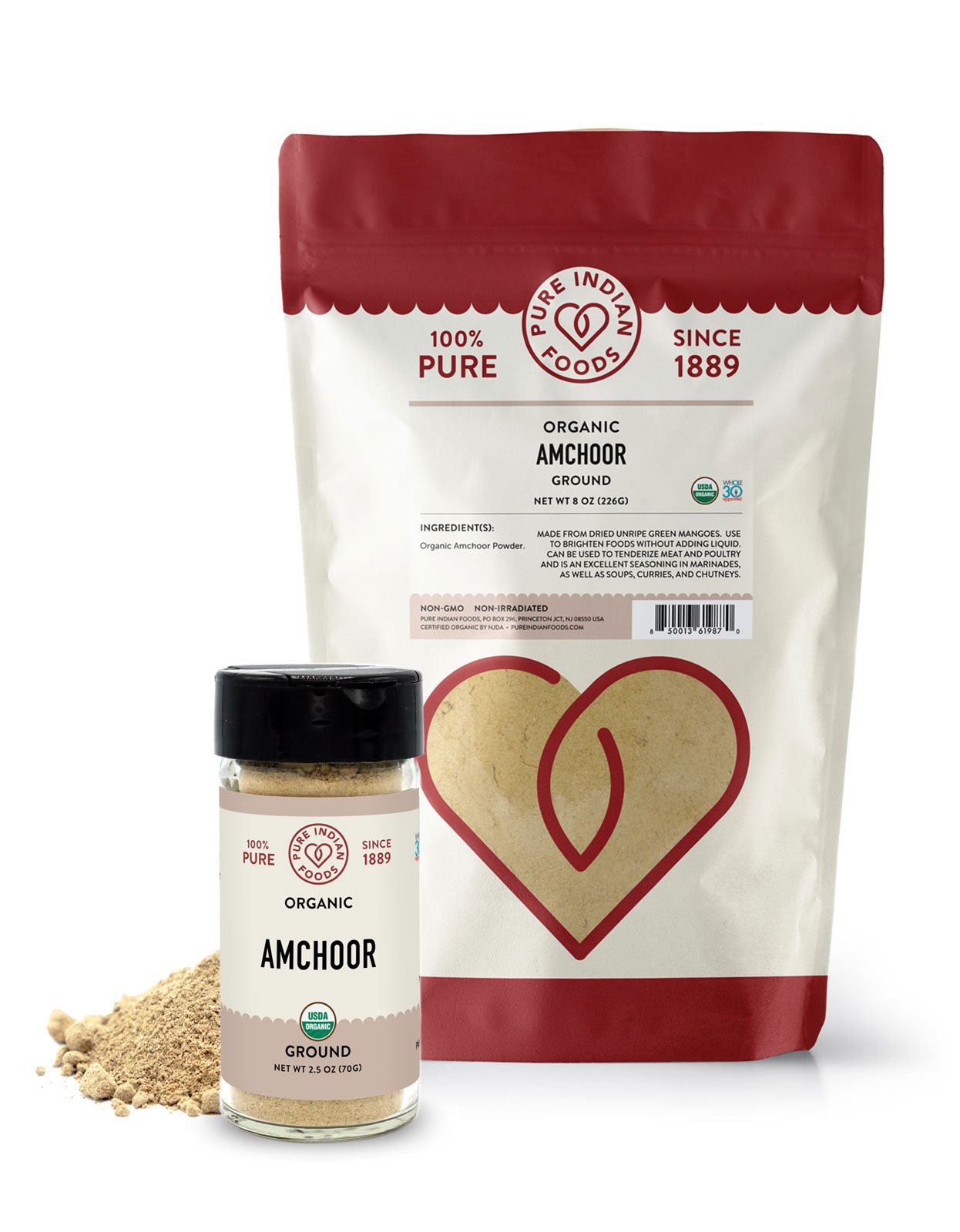 Pure Indian Foods Amchoor Powder, Certified Organic