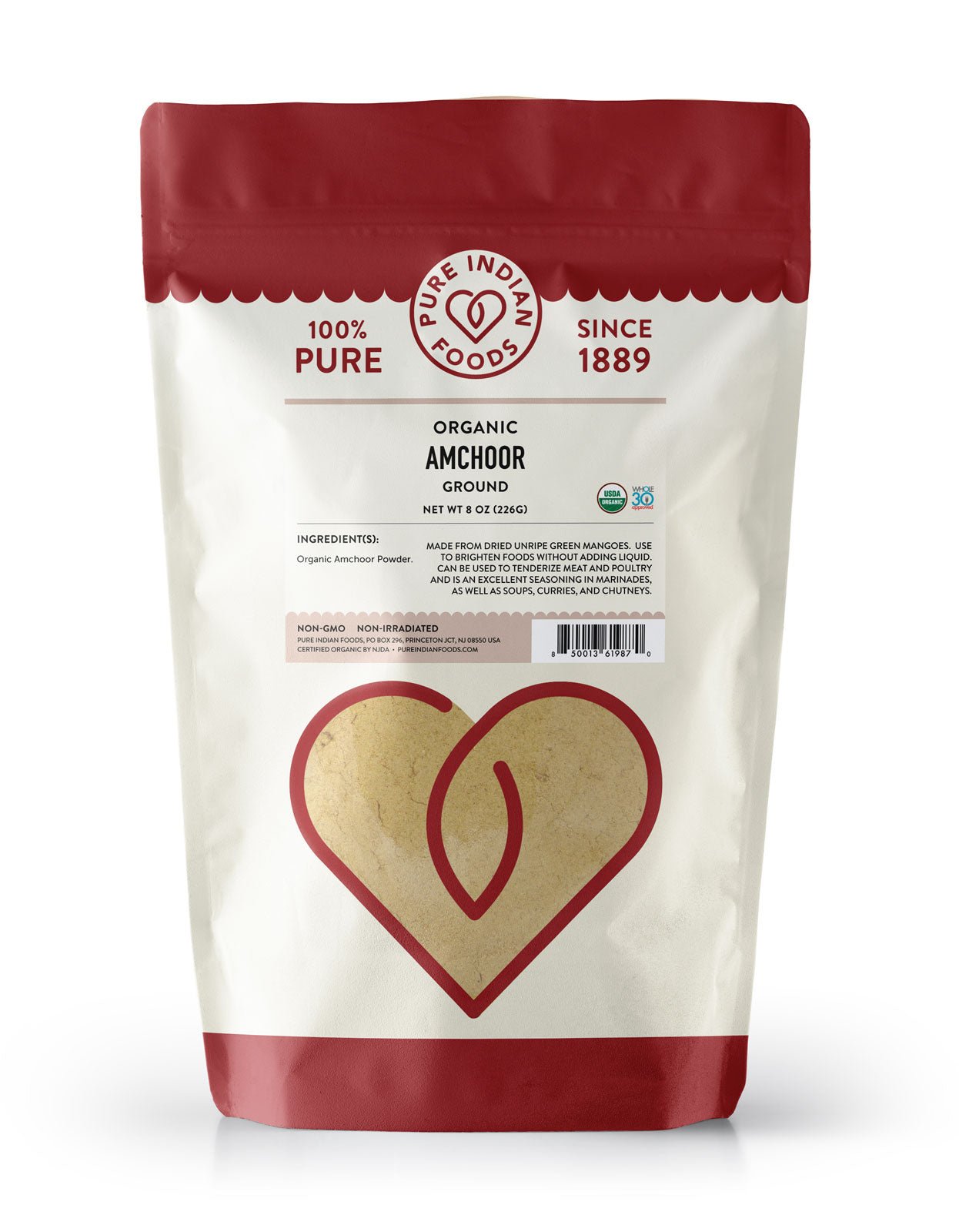 Pure Indian Foods Amchoor Powder, Certified Organic