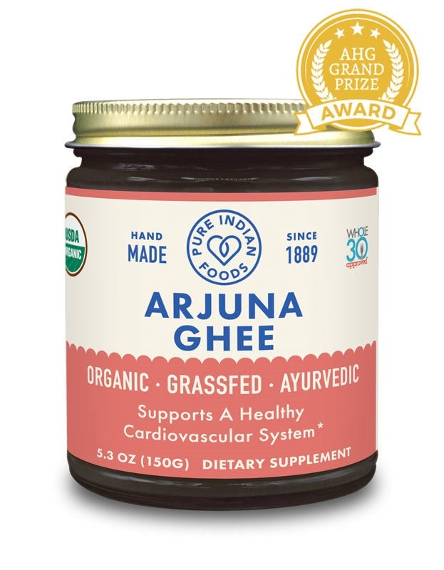 Pure Indian Foods Arjuna Ghee, Certified Organic - 5.3 oz