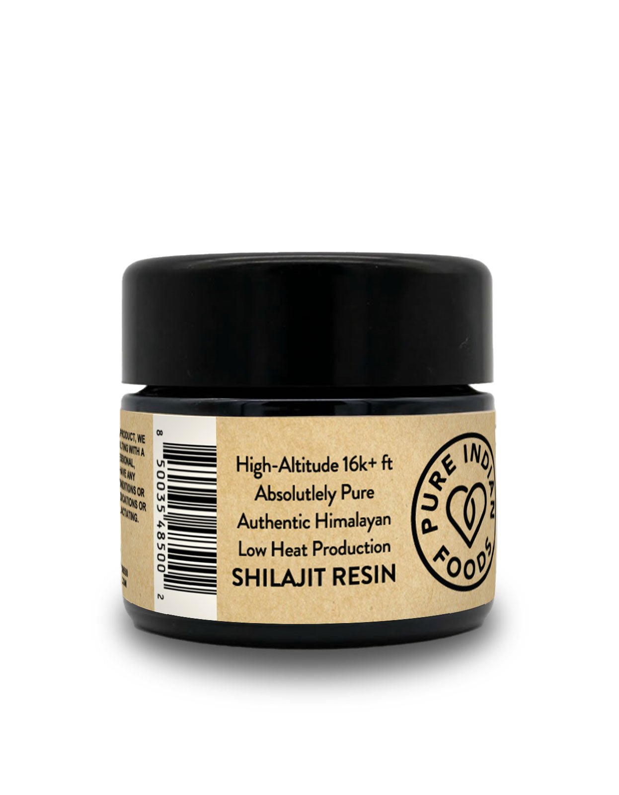 Pure Indian Foods Best Shilajit Ever™ - Authentic, 100% Pure Himalayan (High - Altitude, >16K ft) Black Resin Paste