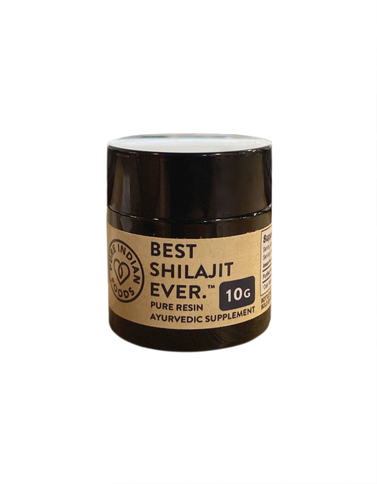 Pure Indian Foods Best Shilajit Ever™ - Authentic, 100% Pure Himalayan (High - Altitude, >16K ft) Black Resin Paste