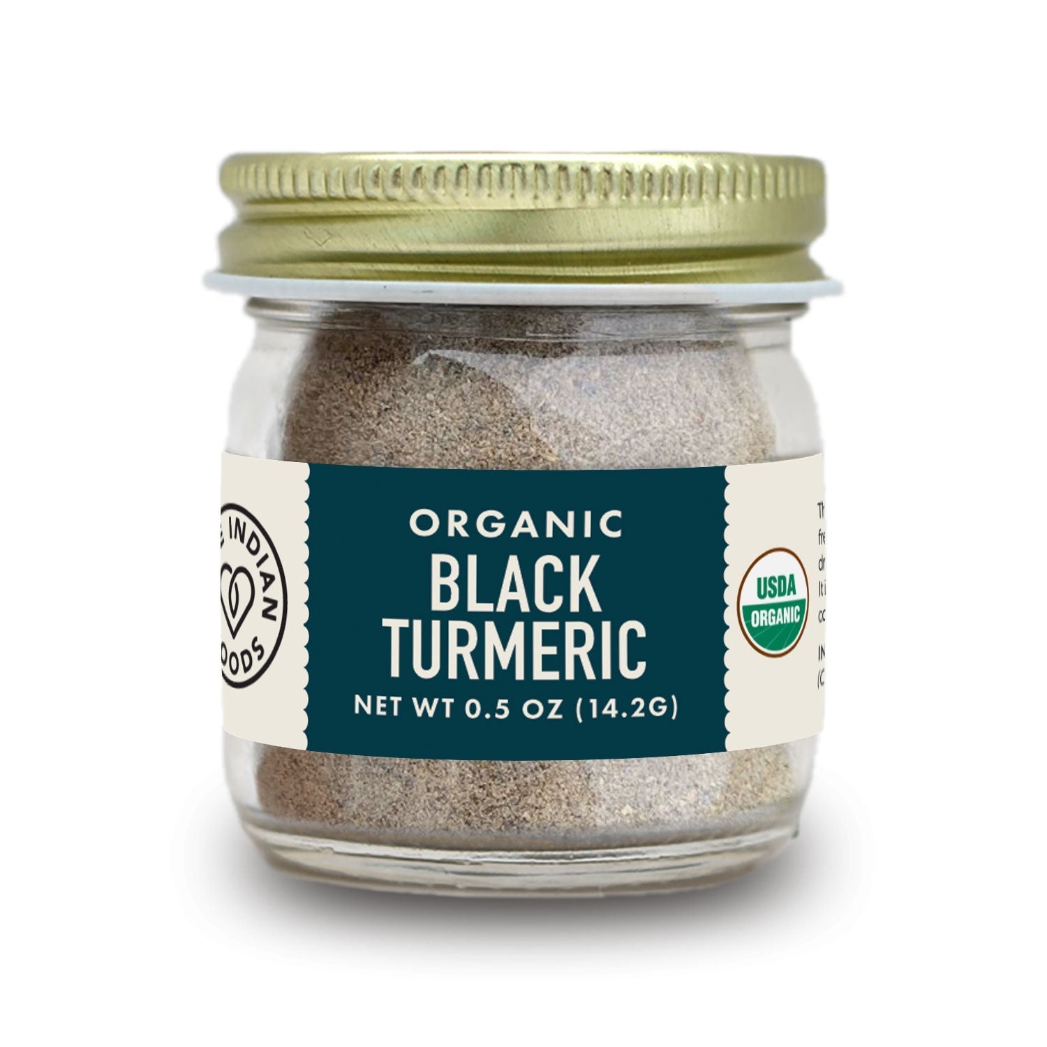 Pure Indian Foods Black Turmeric, Certified Organic