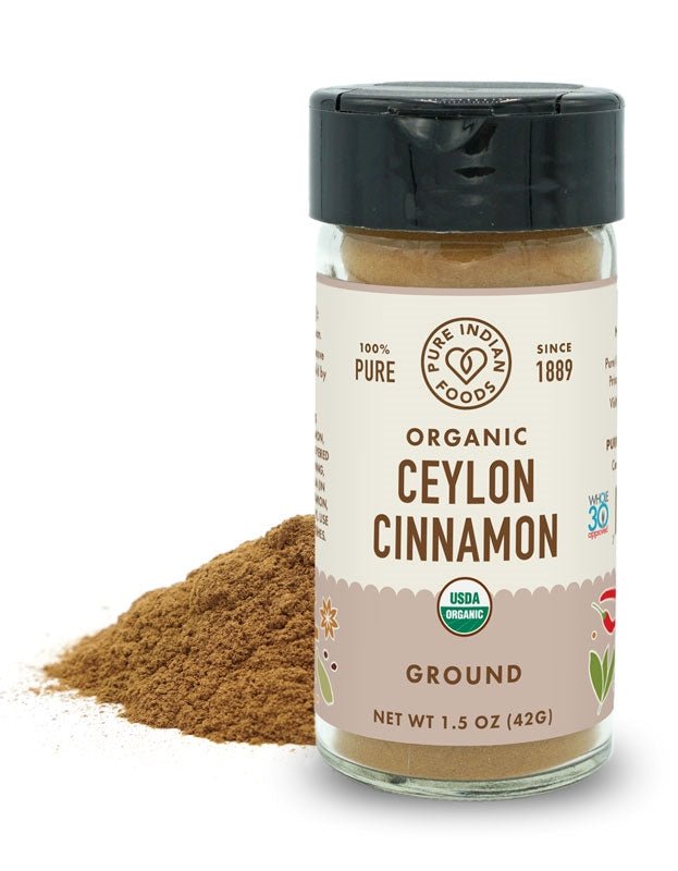 Pure Indian Foods Cinnamon (Ceylon True), Certified Organic