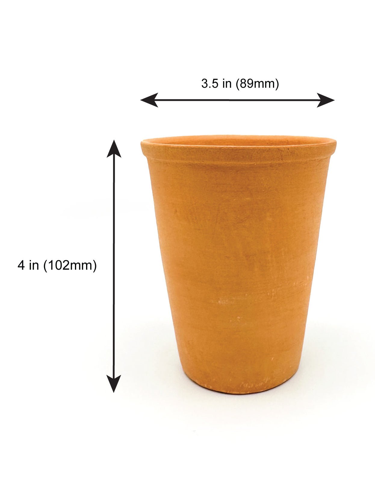 Pure Indian Foods Clay Beverage Cup (Tall Size)