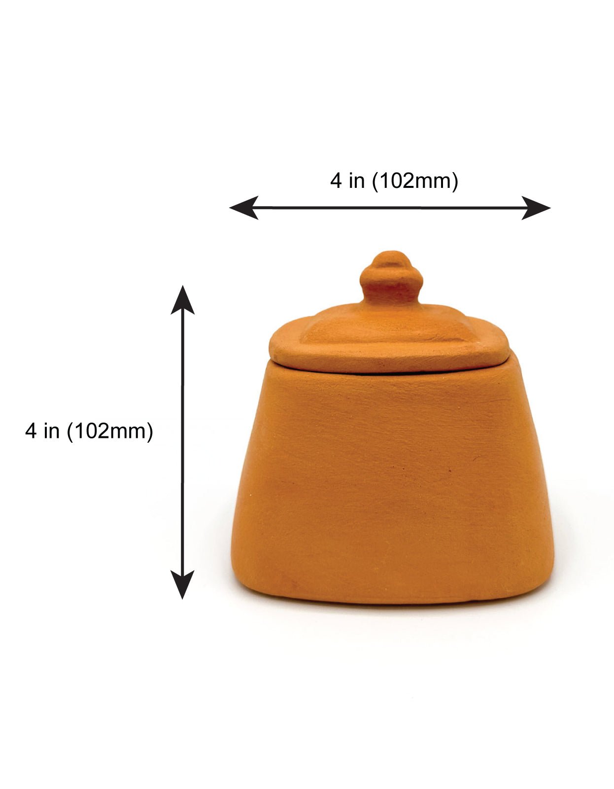 Pure Indian Foods Clay Pickle Container