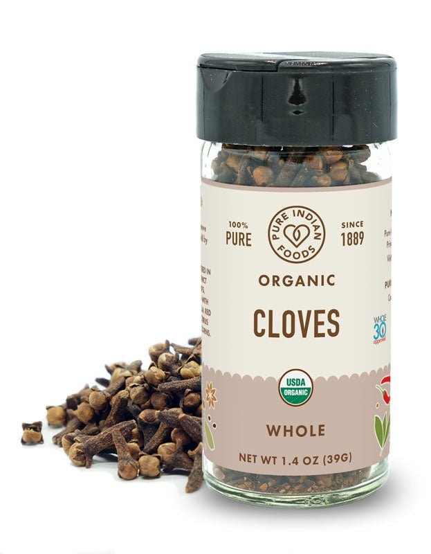 Pure Indian Foods Cloves Whole, Certified Organic - 1.4 oz