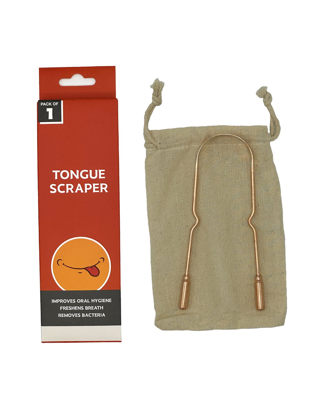 Pure Indian Foods Copper Tongue Scraper