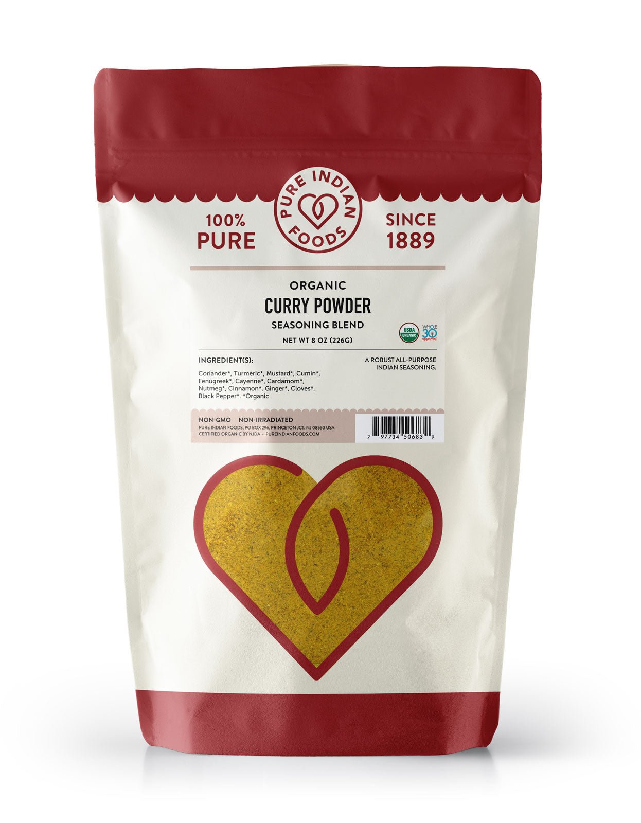 Pure Indian Foods Curry Powder Seasoning Blend, Certified Organic