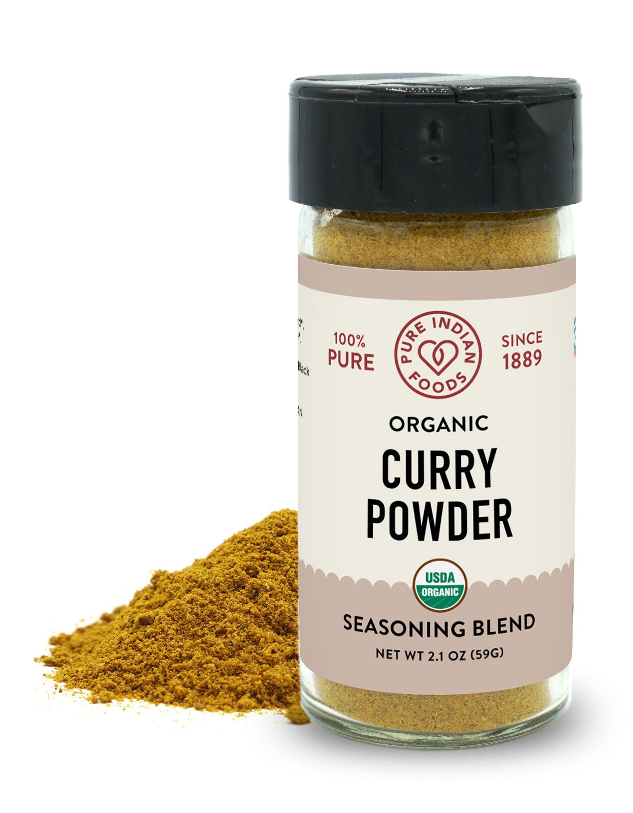 Pure Indian Foods Curry Powder Seasoning Blend, Certified Organic