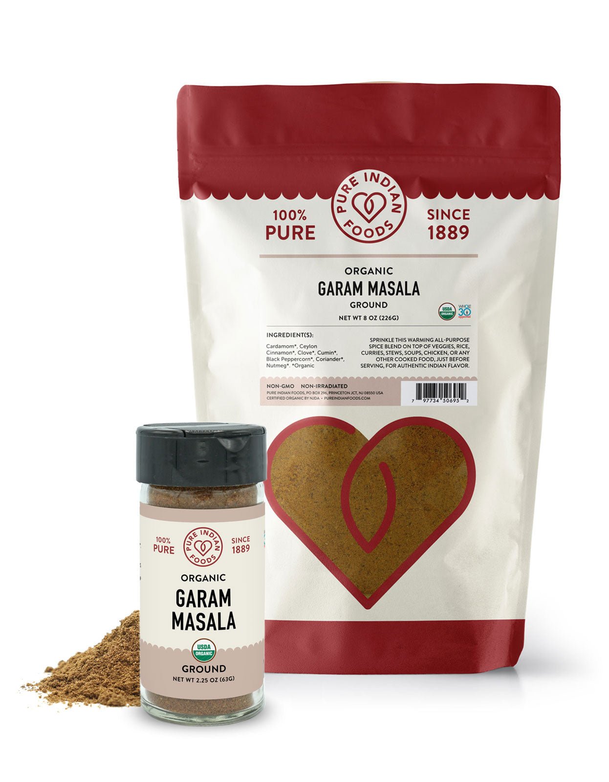 Pure Indian Foods Garam Masala, Certified Organic