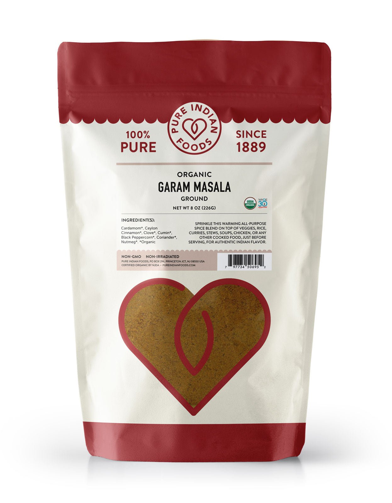 Pure Indian Foods Garam Masala, Certified Organic