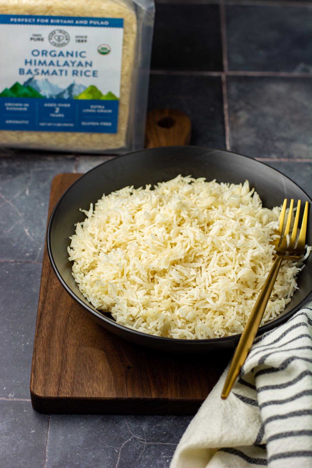 Pure Indian Foods Himalayan Basmati Rice Aged 2 Years, Certified Organic - 2 lbs