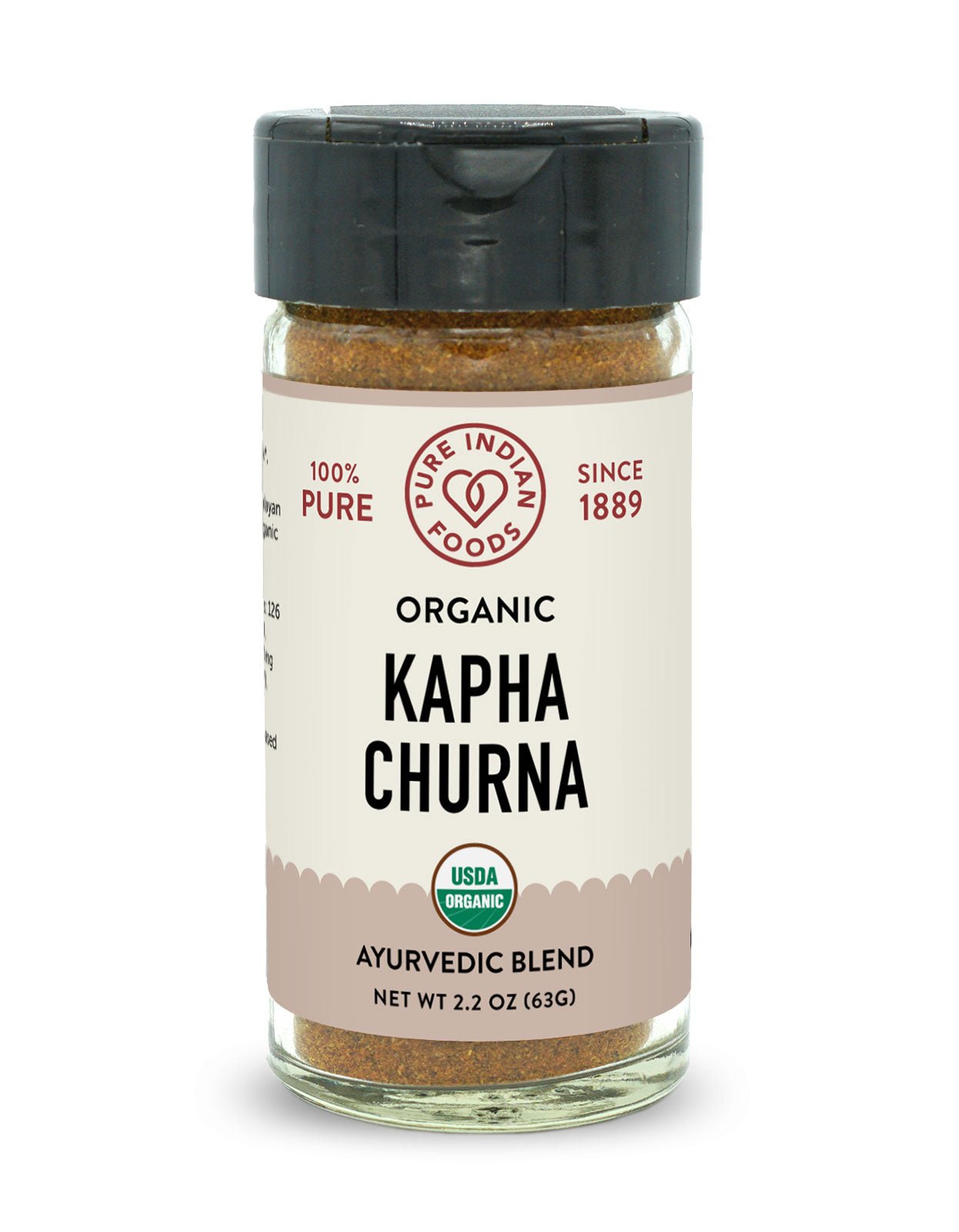 Pure Indian Foods Kapha Churna, Certified Organic - 2.2 oz