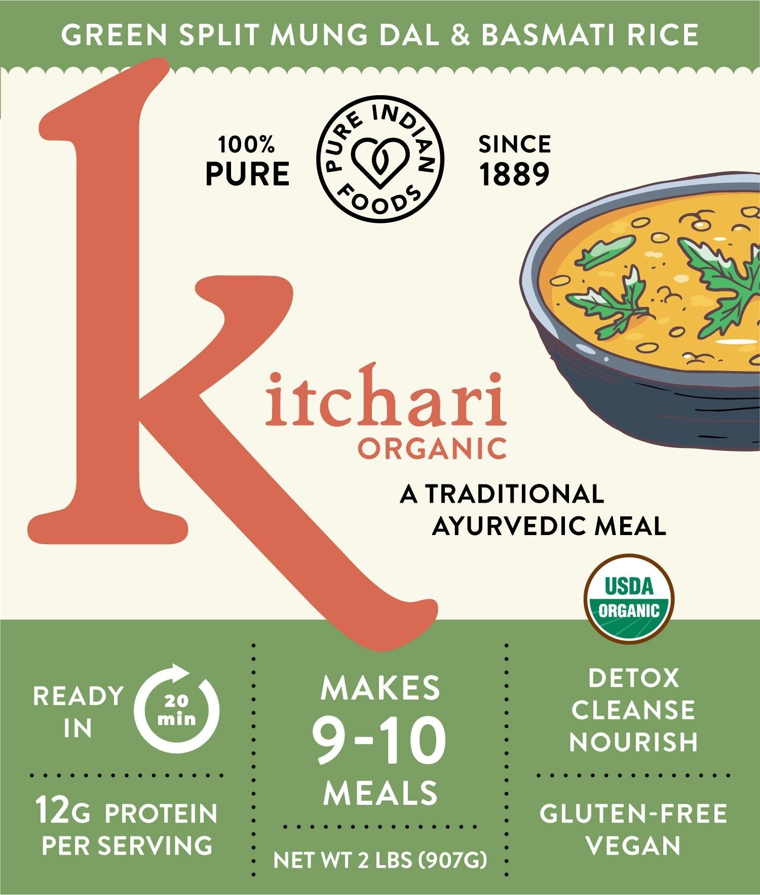 Pure Indian Foods Kitchari (Khichadi), Certified Organic