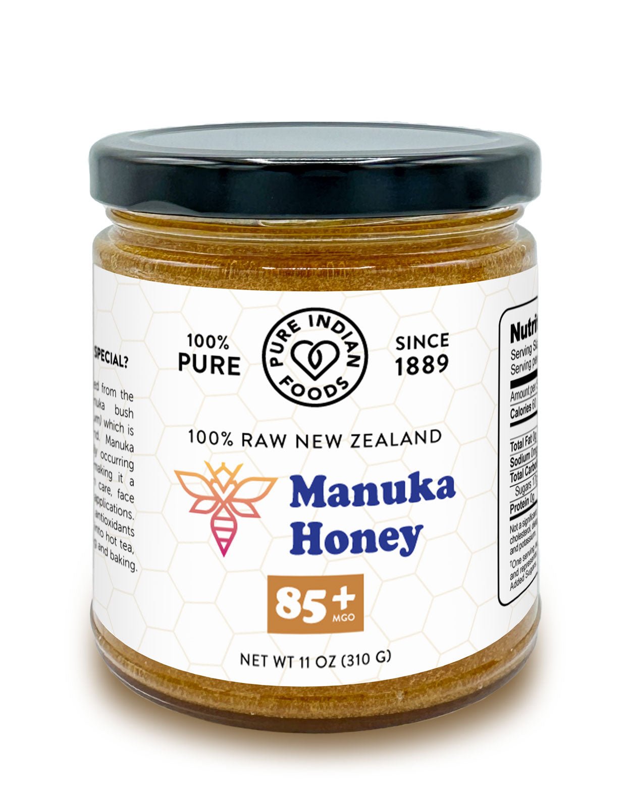 Pure Indian Foods Manuka Honey, 85+ MGO