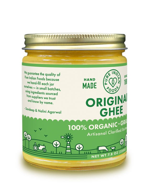 Pure Indian Foods Original Ghee, Grassfed & Certified Organic