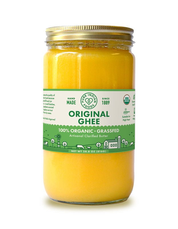 Pure Indian Foods Original Ghee, Grassfed & Certified Organic