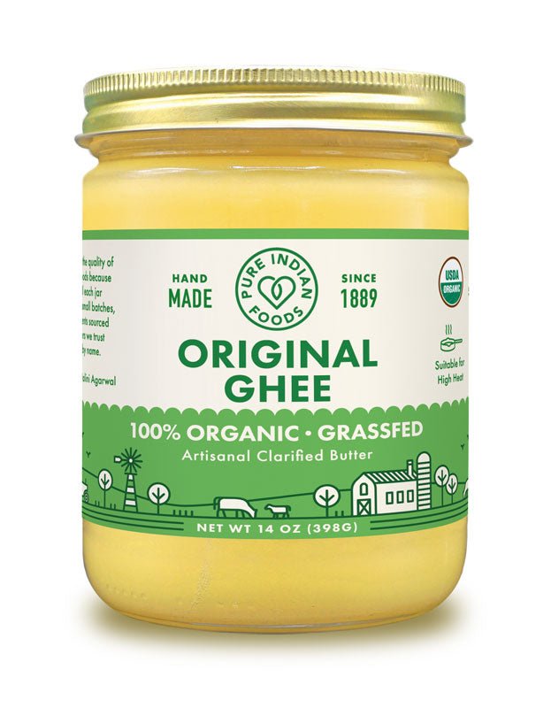 Pure Indian Foods Original Ghee, Grassfed & Certified Organic