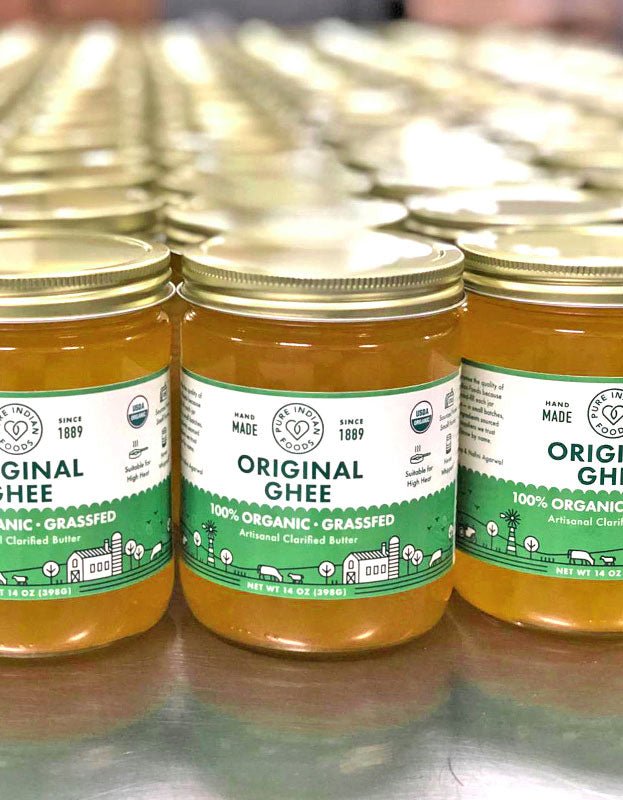 Pure Indian Foods Original Ghee, Grassfed & Certified Organic