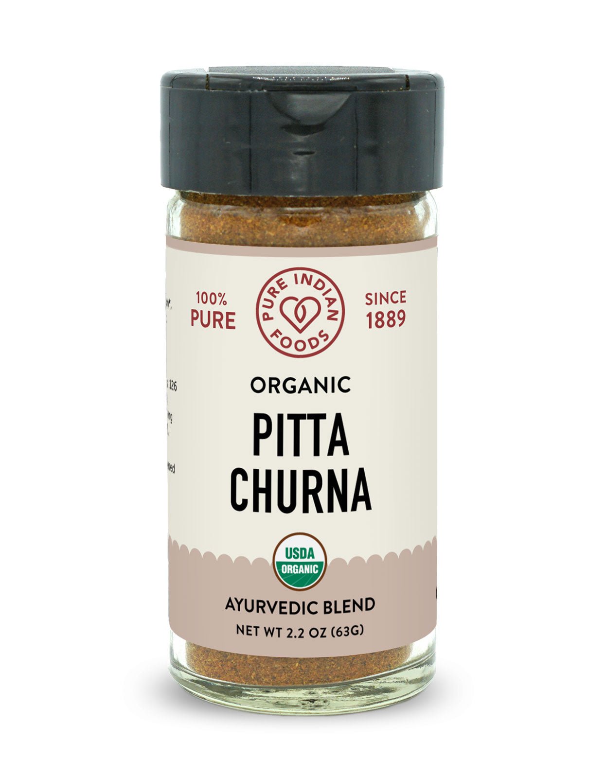 Pure Indian Foods Pitta Churna, Certified Organic - 2.2 oz