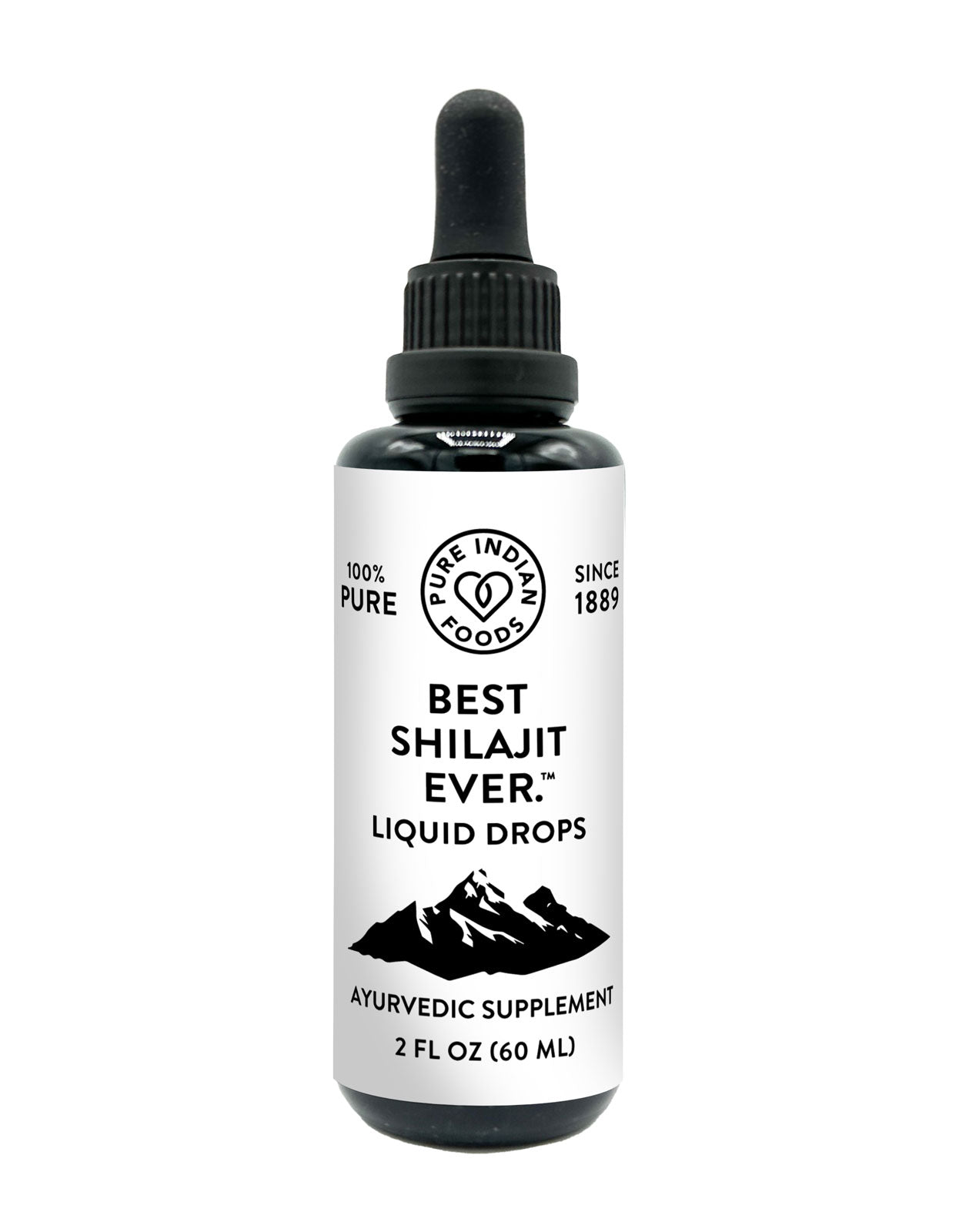 Pure Indian Foods Shilajit Liquid Drops - 2 fl oz