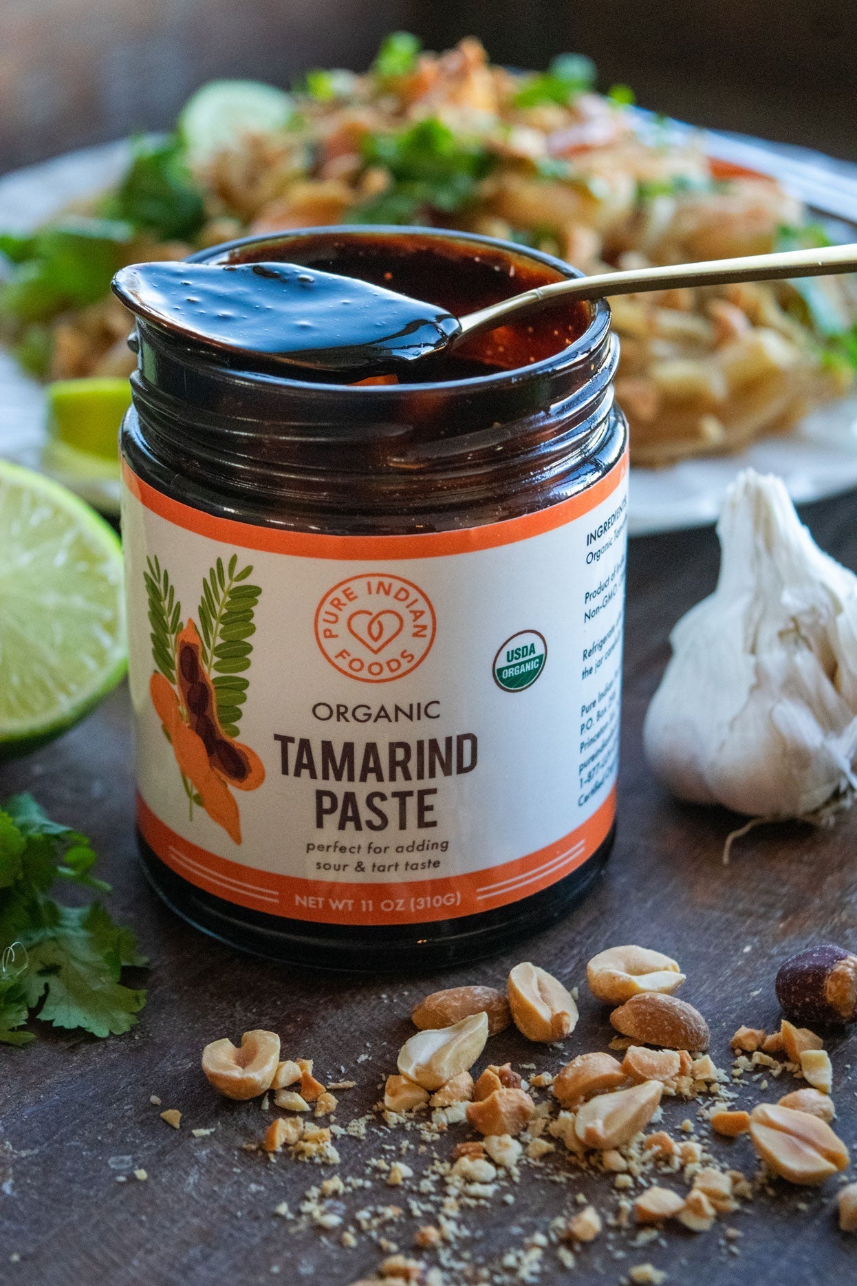 Pure Indian Foods Tamarind Paste, Certified Organic - 11 oz